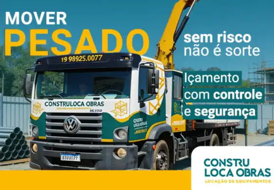 Serviço de Munck com Içamento ou Cesto aéreo