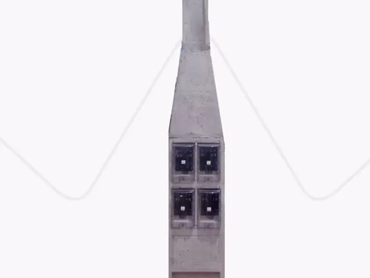 Poste 4 Caixas – CPFL (Frontal)