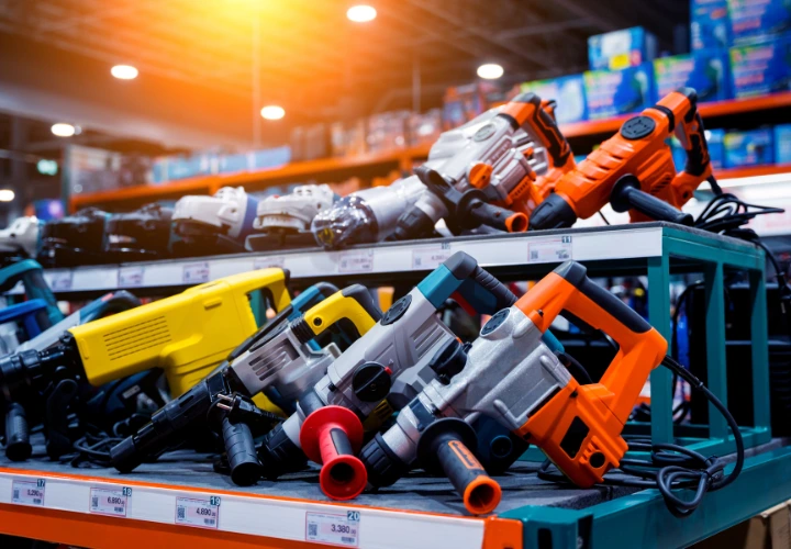 Ferramentas elétricas e marteletes para Locação